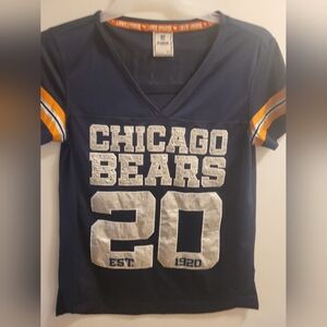 Victoria Secret Chicago Bears 20 Women's XS Rhinestone Jersey Shirt Est. 1920